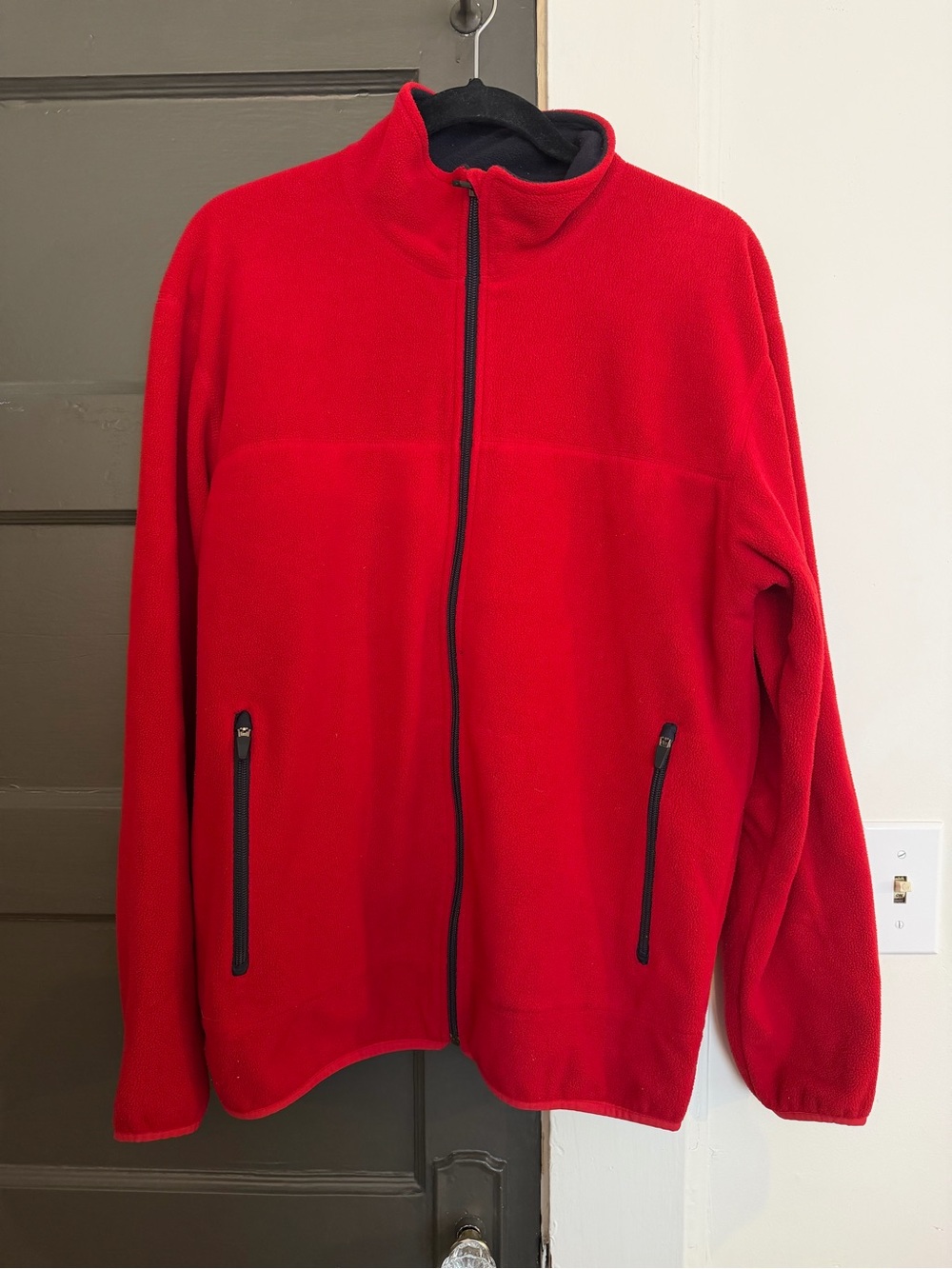 Lands End Full zip Fleece Jacket